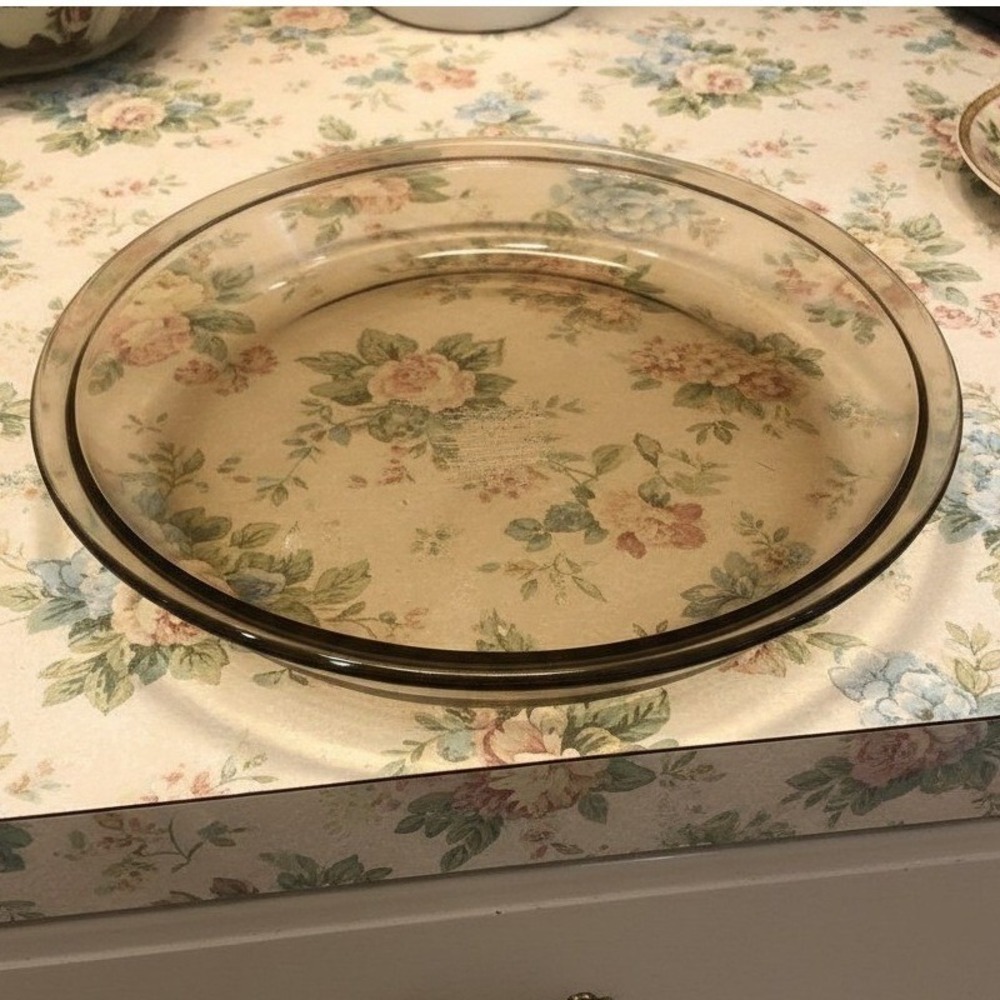 Pyrex Brown Glass Pie Plate #209, Vintage Bakeware, Replacement 9" Baking Dish